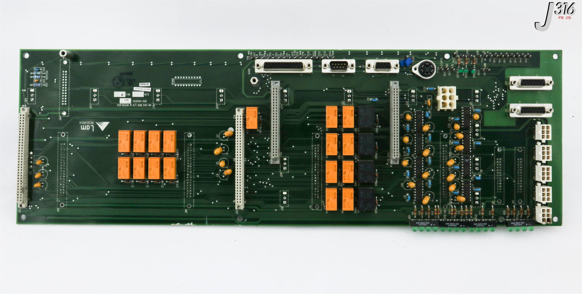 30496 LAM RESEARCH PCB, A6 GAS BOX I/O INTERLOCK (PARTS) 810